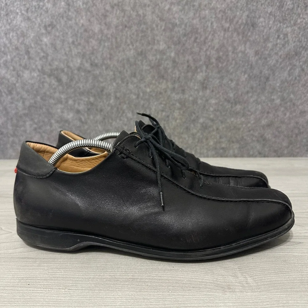 Coach Corwin Mens Sz 11.5‎ Black Leather Lace Up Dress Shoes Oxfords B4210 Italy